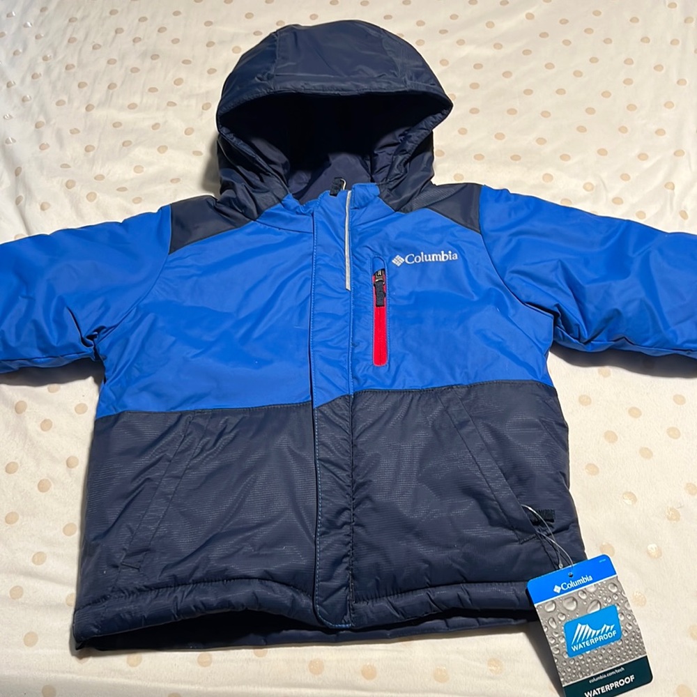 Nwt Columbia youth 2T waterproof jacket